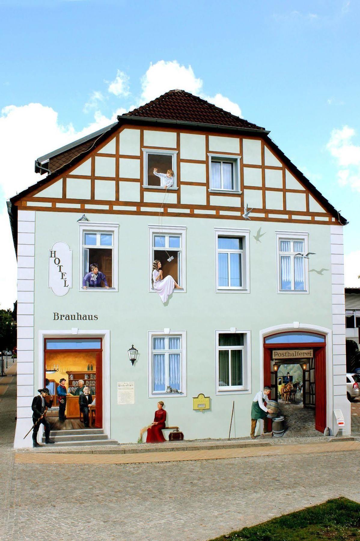 Hotel Am Brauhaus Waren  Dış mekan fotoğraf